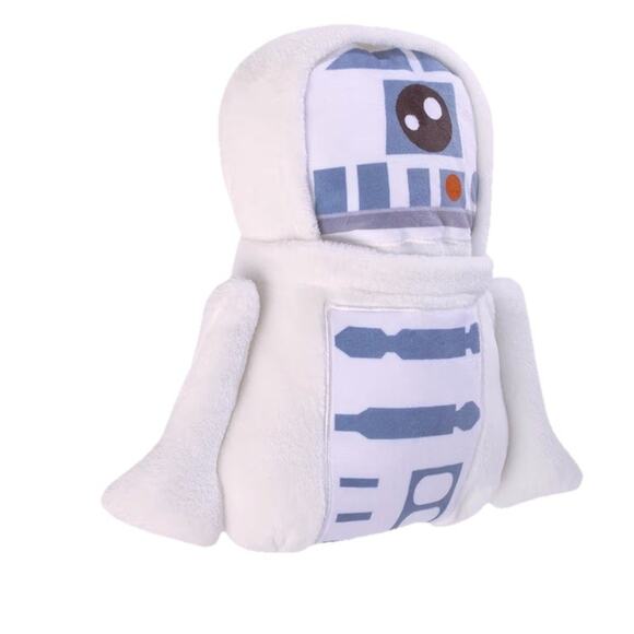 Nojo R2d2 Star Wars Plush Huggie Blanket Toddler Robot Stuffed Animal Soft - Picture 2 of 6